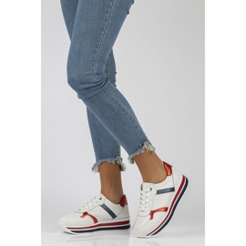 Tênis de couro Filippo DP2004 / 22 Wh branco 1