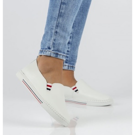 Sapatos de couro FILIPPO DP066 / 22 Wh branco 1