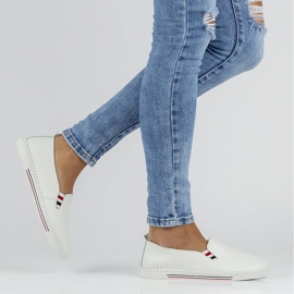 Sapatos de couro FILIPPO DP066 / 22 Wh branco 2