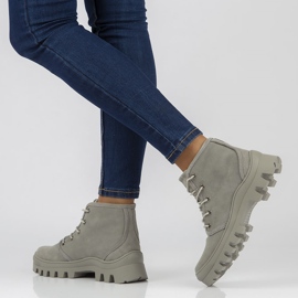 Tênis de couro Filippo DBT3523 / 22 Gr cinza 1