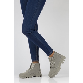 Tênis de couro Filippo DBT3523 / 22 Gr cinza 2