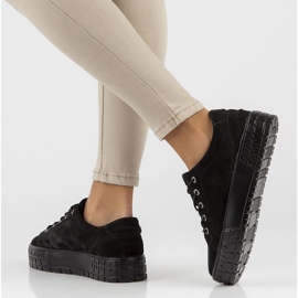 Tênis de couro FILIPPO DP3527 / 22 Bk preto 1