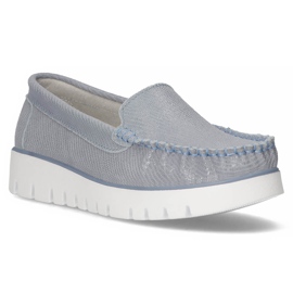 Mocassim de couro Filippo DP3534 / 22 Bl azul 1