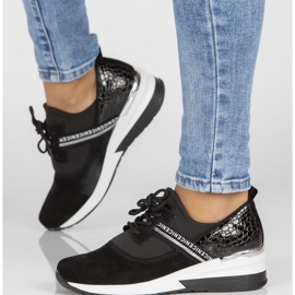 Tênis de couro Filippo DP1388 / 22 Bk preto 1