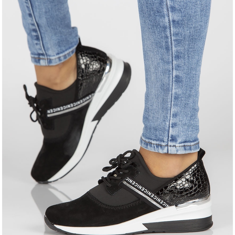 Tênis de couro Filippo DP1388 / 22 Bk preto 1