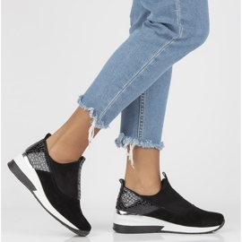 Tênis de couro Filippo DP1689 / 22 Bk Preto 1