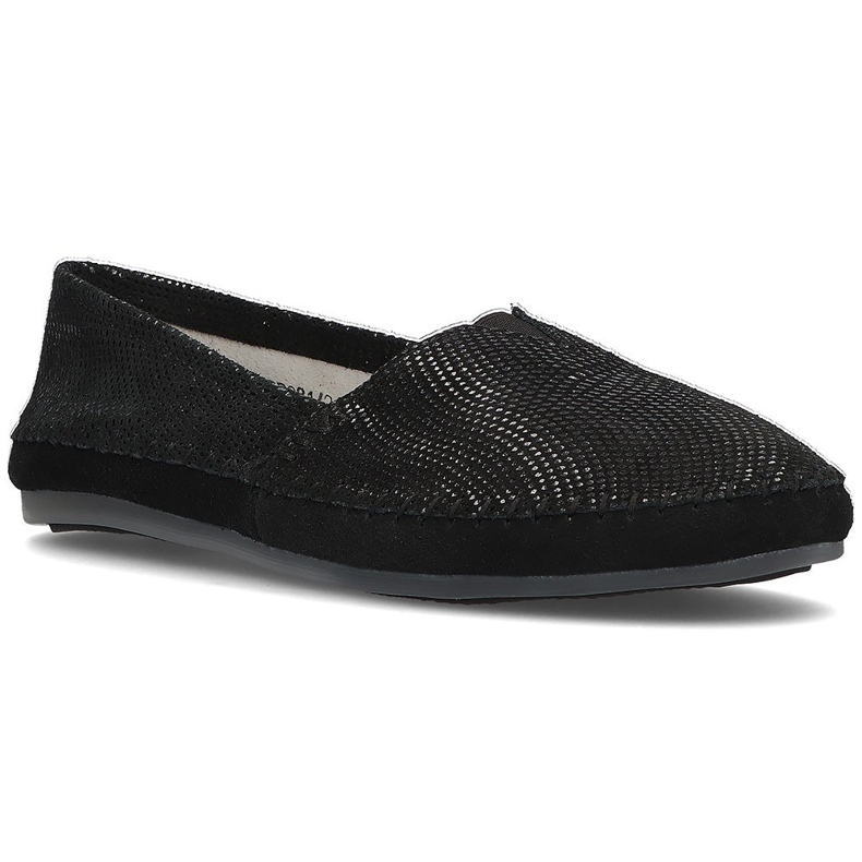 Sapatos de couro Filippo DP031 / 22 Bk preto 1