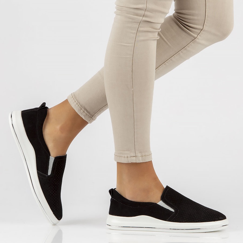 Sapatos de couro Filippo DP3622 / 22 Bk preto 2