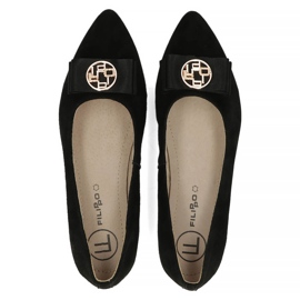 Sapatos de couro Filippo DP3683 / 22 Bk preto 1