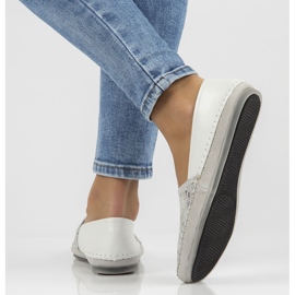 Sapatos de couro Filippo DP031 / 22 Wh Bl branco azul 2