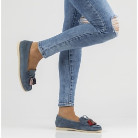 Mocassim de couro Filippo DP3512 / 22 Nv azul marinho azul-marinho 2