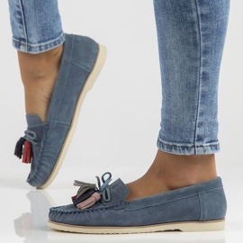 Mocassim de couro Filippo DP3512 / 22 Nv azul marinho azul-marinho 1