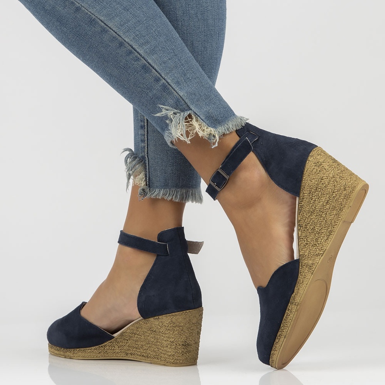 Sandálias de couro Filippo DS1394 / 22 Nv azul marinho azul-marinho 1