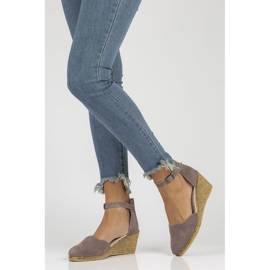 Sandálias de couro Filippo DS1394 / 22 Sd urze-bege 2