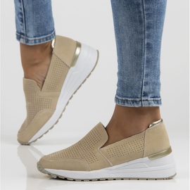 Sapatos de couro Filippo DP3537 / 22 Bege 1