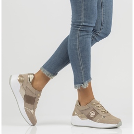 Tênis de couro Filippo DP3553 / 22 Bege 1