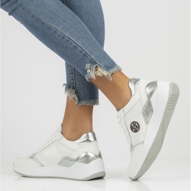 Tênis de couro Filippo DP3553 / 22 Wh branco 1