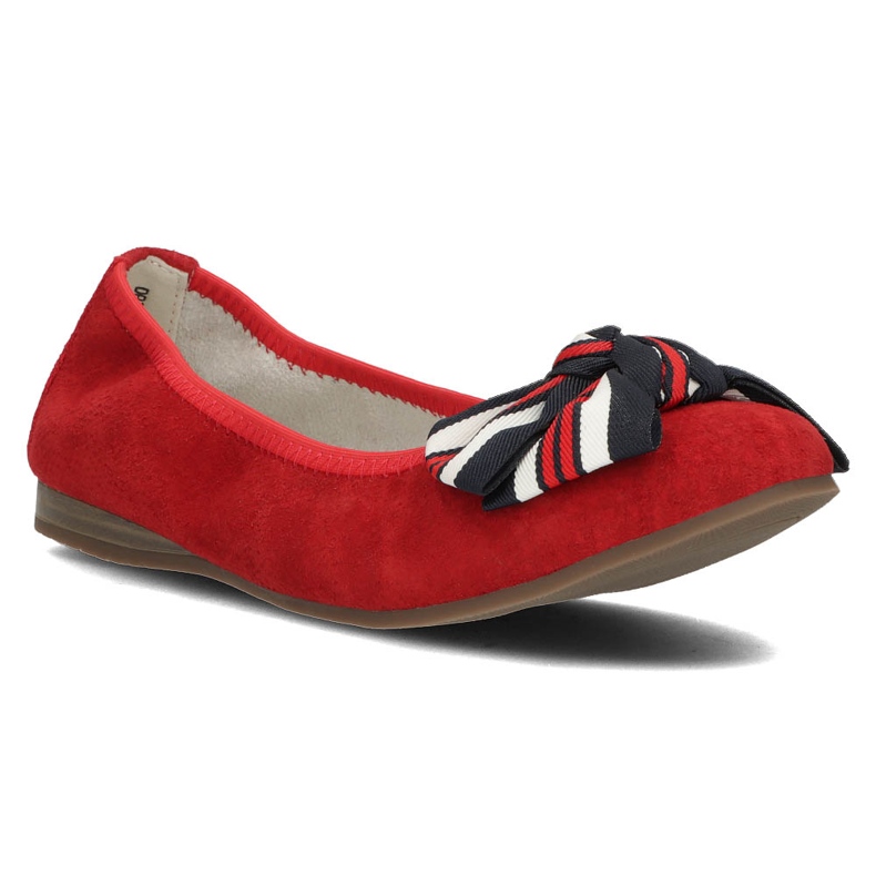 Bailarinas de couro Filippo DP3634 / 22 Rd vermelho 1