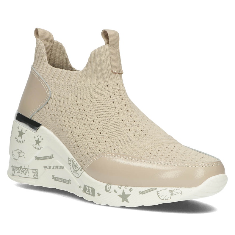 Sapatos de couro Filippo DP3551 / 22 Bege 1