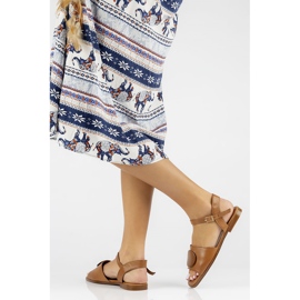 Sandálias de couro Filippo DS3900 / 22 Br marrom 1