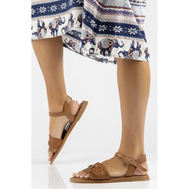 Sandálias de couro Filippo DS3901 / 22 Br marrom 1