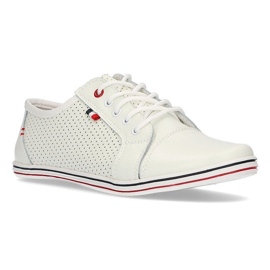 Sapatos de couro Filippo DP009 / 22 Wh branco 2