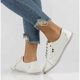 Sapatos de couro Filippo DP009 / 22 Wh branco 1