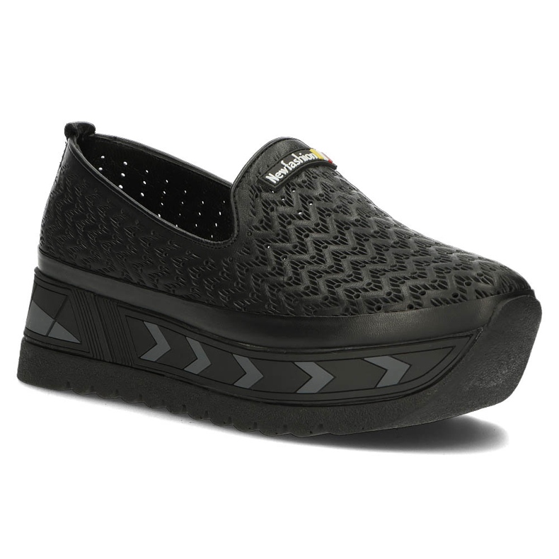 Sapatos de couro Filippo DP3906 / 22 Bk preto 1