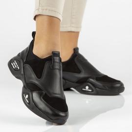 Sapatos de couro Filippo DP3911 / 22 Bk preto 1