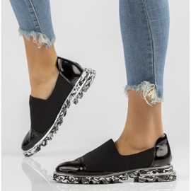 Sapatos de couro Filippo DP3920 / 2022 Bk preto 1