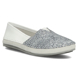 Sapatos de couro Filippo DP031 / 22 Bl azul branco 1