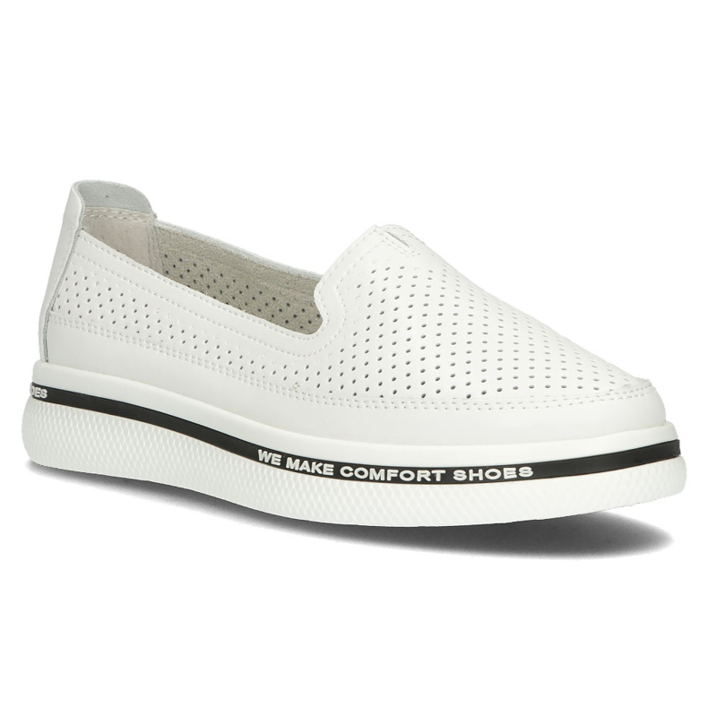 Sapatos de couro Filippo DP3623 / 22 Wh branco 1