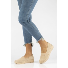 Sapatos de couro Filippo DP3628 / 22 Bege 1