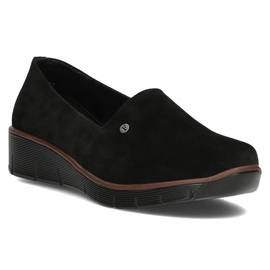 Sapatos de couro Filippo DP3628 / 22 Bk preto 1