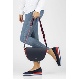 Bailarinas de couro Filippo DP2323 / 22 Nv azul marinho azul-marinho 1