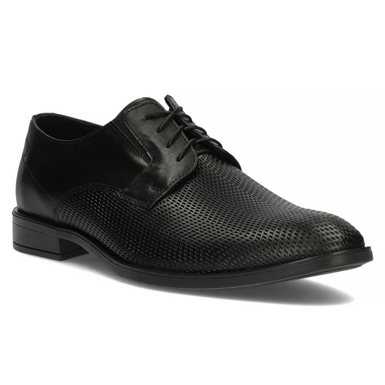 Sapatos de couro Filippo F56-73-51 preto 1