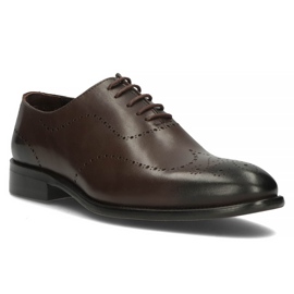 Sapatos de couro Filippo 3616 marrom Coffe 1