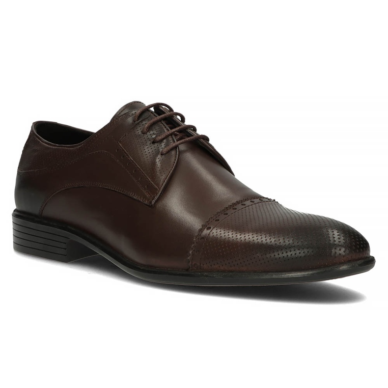 Sapatos de couro Filippo 3613 marrom Coffe castanho 1