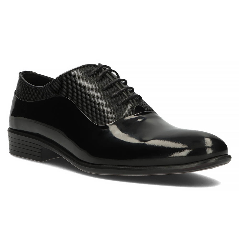 Sapatos de couro Filippo 3625 laca preta preto 1