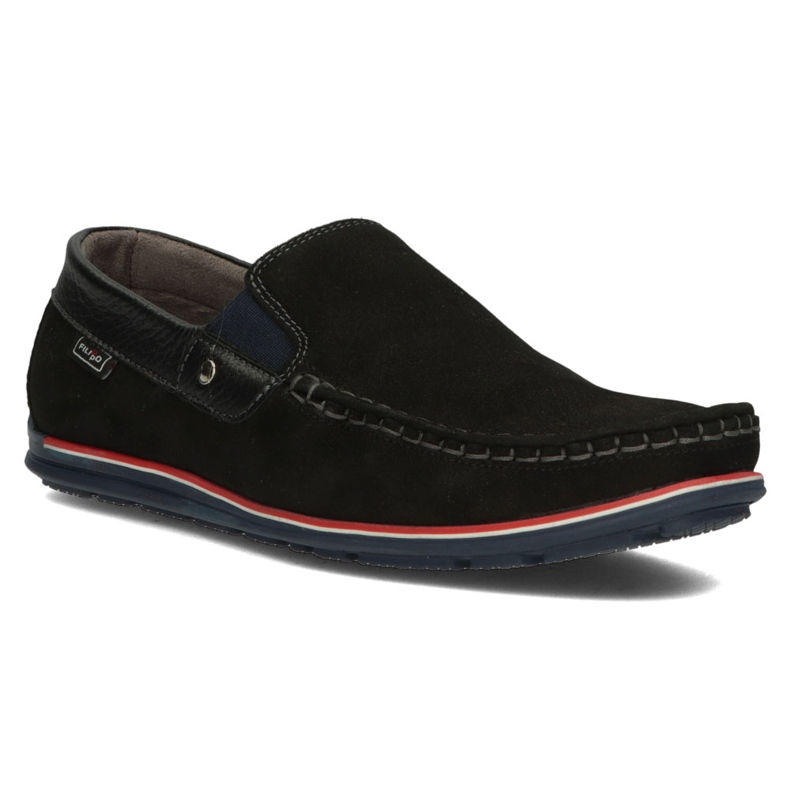 Mocassim de couro Filippo 1522K preto 1