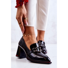 S.Barski Bombas elegantes em um preto Callim 1