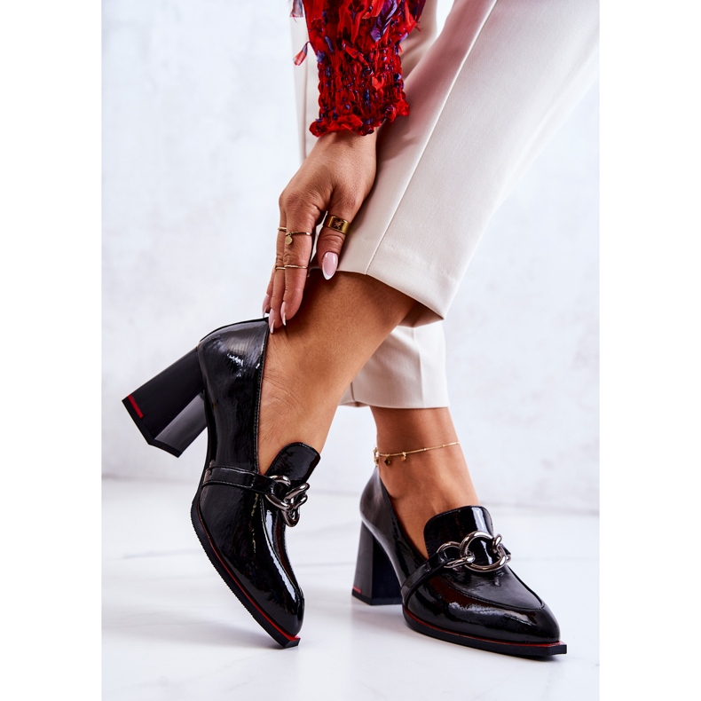 S.Barski Bombas elegantes em um preto Callim 2