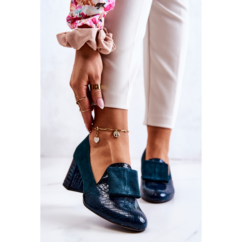 PA2 Sandálias de camurça verde Diana de pele de cobra 1