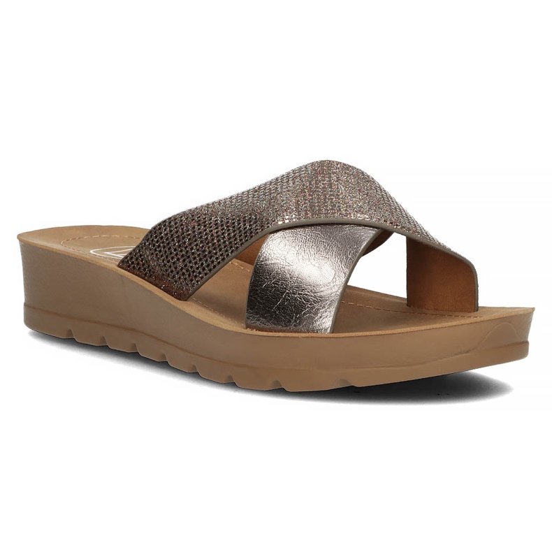 Chinelos de bronze Filippo DK3611 / 22 Gn prata cinza 1