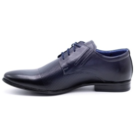 Olivier Sapatos formais masculinos 482 azul marinho 1