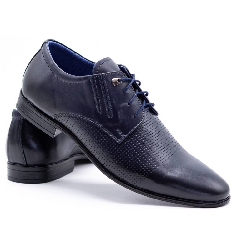 Olivier Sapatos formais masculinos 482 azul marinho 3