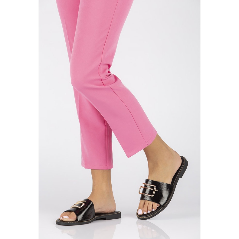 Chinelos pretos Filippo DK3701 / 22 Bk 1