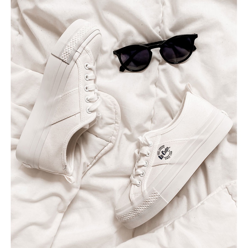 Tênis Lee Cooper LCW-22-31-0837L Plataforma Branca branco 1