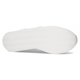 Tênis de couro Filippo DP3682 / 22 WH branco dourado 3