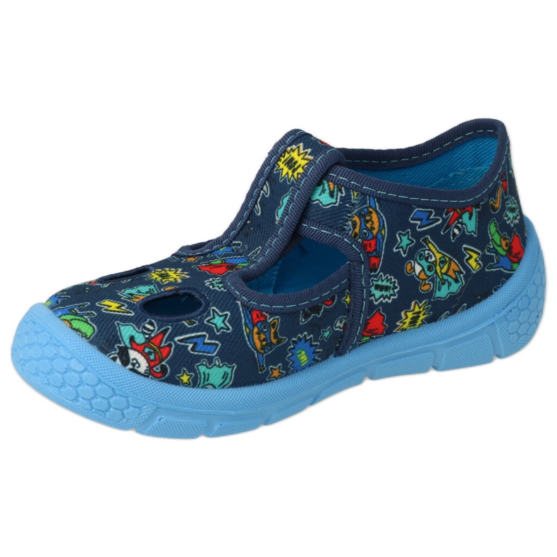 Calçado infantil Befado 533P021 azul marinho multicolorido 1